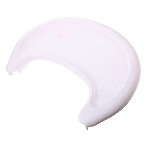 IWOWHERO High Chair Accessory White Tray Dinner Plate for Boys and Girls's Meal Time