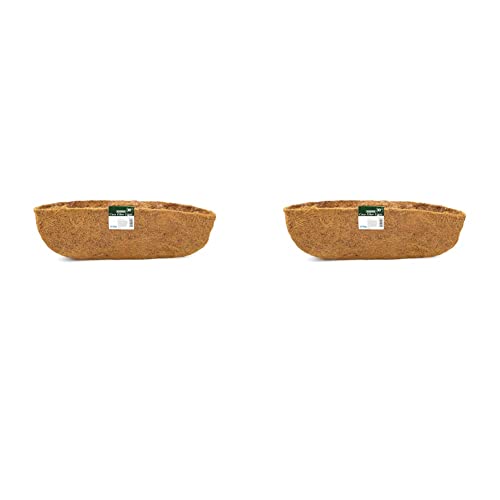 Bosmere F919 30 Inch Pre Formed Replacement Coco Liner With Soil Moist For Window Basket (Pack Of 2) #TOP1