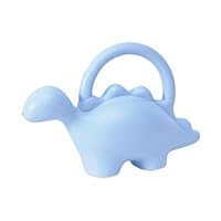 KESOTO Kids Dinosaur Shaped Watering Can, Plastic Cute Plant Waterer, Sand And Beach Toy, Cartoon Lightweight Water Pot, Pretend Play, Ergonomic Handle, Garden Watering Can for Plant Flower, Blue