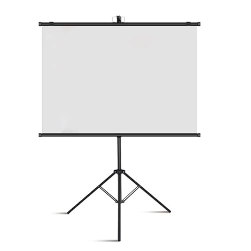 Écrans de Projection Vidéo Portables sur pied, Écran de Trépied Pliable Sans Plis 16:9 à 4:3 HD Portable pour Cinéma à Domicile, intérieur ou extérieur, Facile à Installer et à Transporter(4:3 60in)