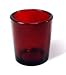 Red Glass Votive Candle Holders (Set of 12)