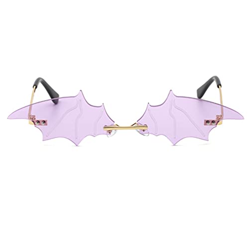 Vintage Bat Sunglasses Futuristic Novelty Cosplay Party Eyewear