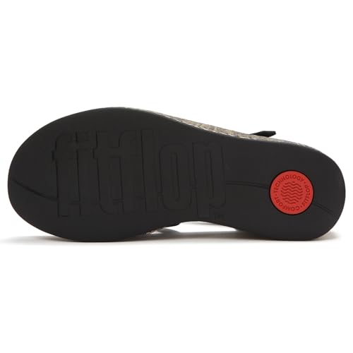 Image of FitFlop Women's, F-MODE GO Adjustable Two-Bar Slide Sandal