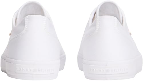 Miniatura 2 de Tommy Hilfiger TH Foxing Sneaker Canvas Fw0fw09170, Parte Superior Baja Mujer