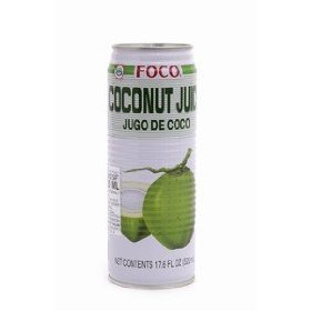 FOCO Coconut Juice / Water with Pulp - 17.5 fl oz / 520ml