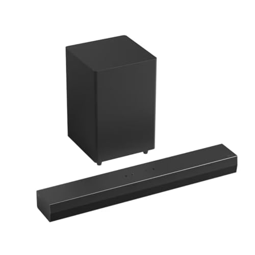 Barra de sonido LG S30A con altavoz de graves, 140 W, Bluetooth, color negro