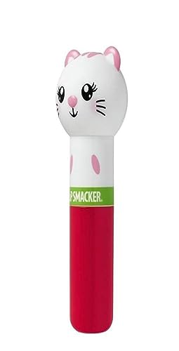 Lip Smacker Lippy Pals Kitten, Baume à lèvres aromatisé pour enfants inspiré des animaux, hydratant et lissant pour rafraîchir vos lèvres, saveur Water-Meow-Lon