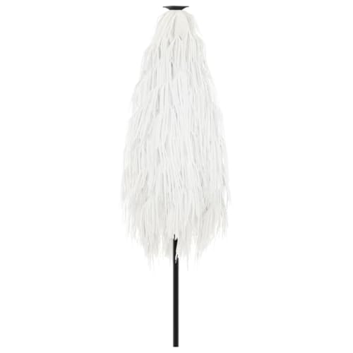 Sombrilla para balcón CLSDRZC con poste de acero resistente para exterior 7