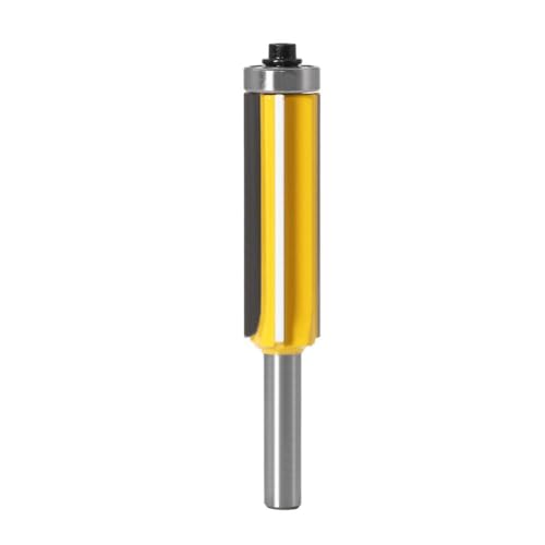 High Efficiency Woodworking 8mm Shank 4 Blade Trimming Cutter Slotting Cutter Milling Cutter Flush Trim Router Bit(8X14X30)