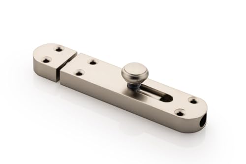 Image of 4 Pieces Baby Latch for Bathroom /Satin Matt Latch Lock for Main Door /Door Lock Latch for Home /Bedroom /Office & Door Stopper (Satin Matt, Pack of 4)