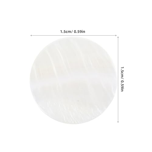 Conchas redondas naturales para crear tus propios pendientes y llaveros bohemios 3