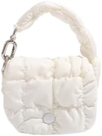 Super Mini Quilted Bag Puffer Wristlet Clutch Purse Nylon Padded ...