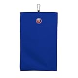NORTHWEST New York Islanders NHL Team Logo Micro Fiber Tri-Fold Golf Towel 16 x 24 Inches