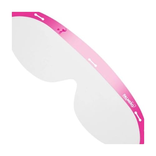 Palmero 3917 Dynamic Disposables Safety Eyewear Replacement Lens Pink 100/Pk