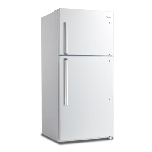 Midea MRT18D2BWW 18.1 Cu.Ft Freezer Adjustable Electrical Thermostat Control Refrigerator cover