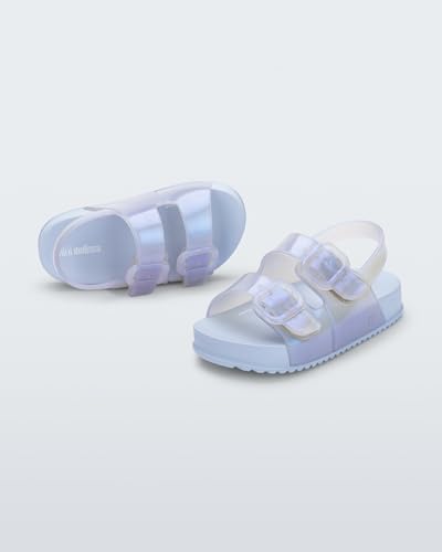 mini melissa Cozy Jelly Sandals for Toddlers & Little Kids - Summer Sandal w/Adjustable Back Strap, Jelly Shoes for Girls & Boys4