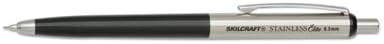 7520016558004 SKILCRAFT Stainless Elite Mechanical Pencil, 0.5 mm, Black, 3/Pack