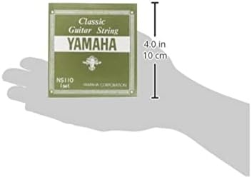 Yamaha NS110 Set Strings for Classical Guitar Set 1 to 3 Strings Nylon, 4 to 6 Strings Thin Nylon Wrapped Silver Wound image 4