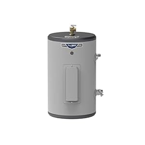 GE Appliances 10 Gallon Versatile Plug and Play Electric Water Heater with Adjustable Thermostat, Easily Installs Where You Want It, 120 Volt