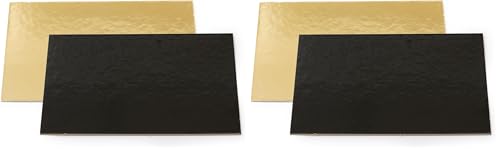 CONTENUTO - A casa Riceverai un Piatto Sottotorta Decora, in combinazione di colori oro e nero. I sottotorta Decora sono ideali per presentare e servire dolci mantenendo eleganza e stile. Il piatto sottotorta è realizzato in cartone di altissima qualità e rivestito in plastica. Ha uno spessore di soli 3 millimetri e dimensioni 30 x 40 cm.