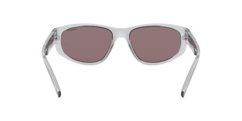 ARNETTE Unisex Sunglasses Shiny Black Frame, Dark Grey Lenses, 54MM4