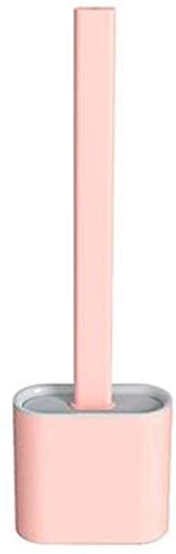 Brosse WC silicone avec support pour nettoyer facilement les recoins de salle de bain