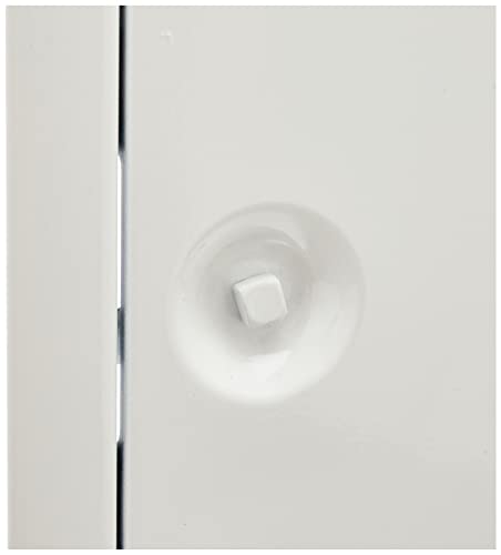 Upmann Revitür Softline sv 200x250 mm, RAL9016 Vierkantverschluss, 1 Stück, 20523