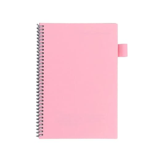 NSKQUFDNFKA A4/A5 Whiteboard Notebook Portable Blank Notepad Memo Waterproof Notebook Student Office Notebooks(1-pink-A5)