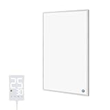 Behaglich Infrarotheizung 1000 Watt mit Touch-Thermostat - Energiesparende Infrarot Wandheizung für 15-25 m² - Elektroheizung mit Überhitzungsschutz - TÜV & 10 Jahre Garantie