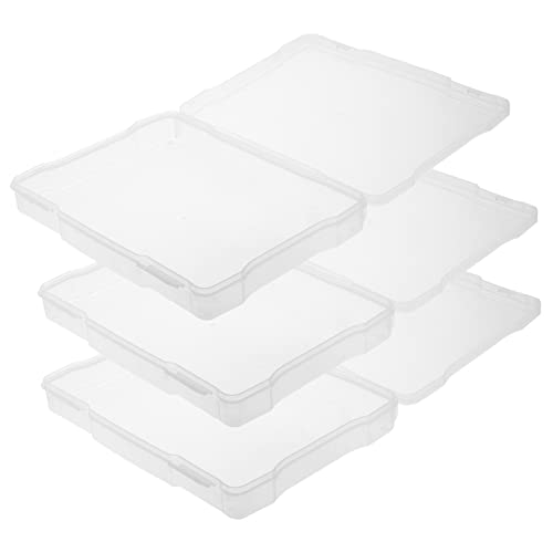 Uonlytech 3Pcs Multi Purpose Plastic Photo Storage Boxes Organizers for Craft Supplies Electronic Components Jewelry and Small Parts with Easy Clean Design