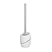 Produktbild kela WC-Garnitur Talus, Ø 11 cm, Polyresin, weiß, Natursteinoptik, 20304