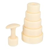 FELTECHELECTR Runde Förmchen mit Hebeboden und Handgriff Französisches Gebäckpress Werkzeug Langlebiger Gebäckpresse für Quiche Käsekuchen und Desserts Einfache Reinigung