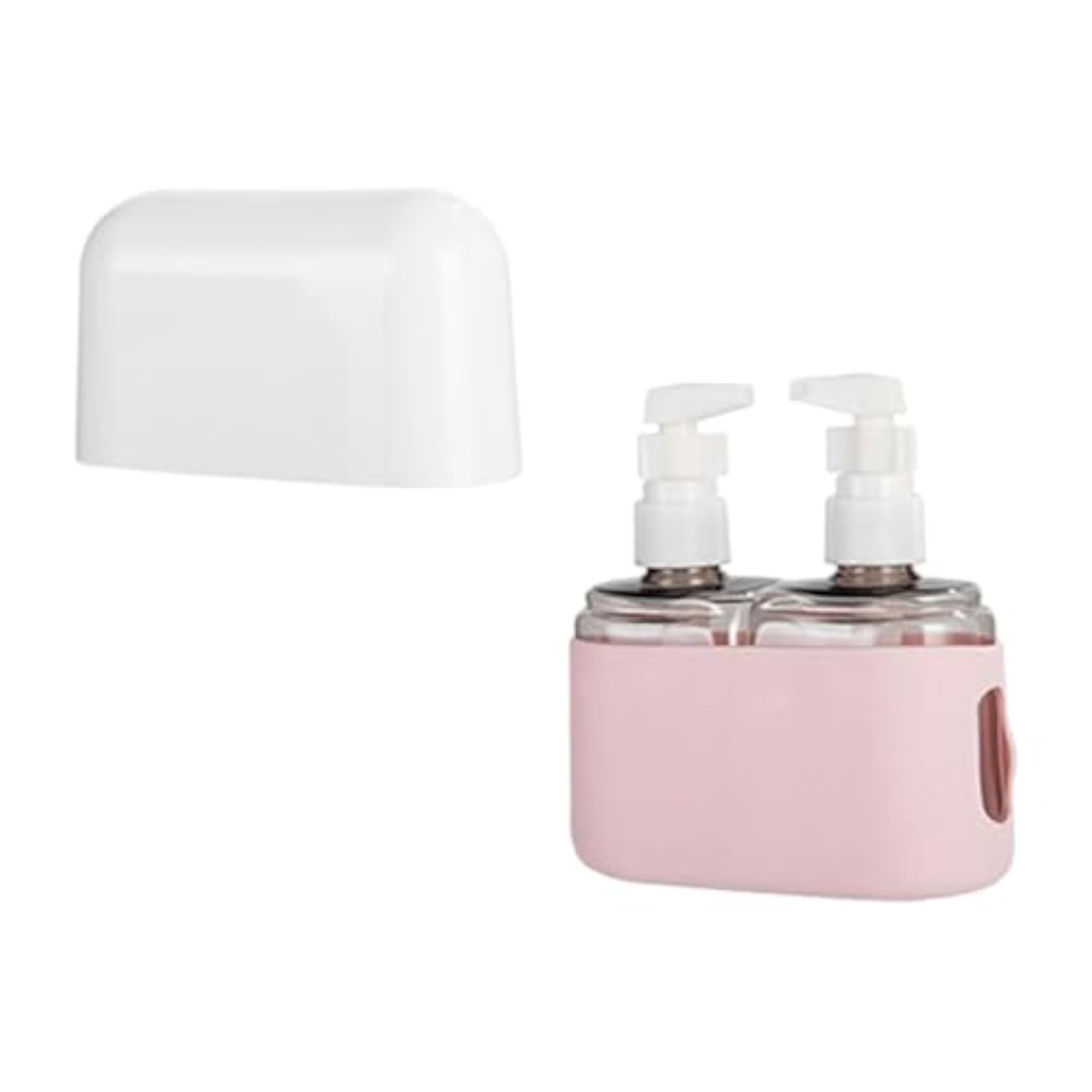 Travel Size Containers for Foam Soap & Cosmetics, 2pcs Pink