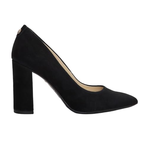 Nine West Women's Astoria9x9 Pump, Black Suede, 8