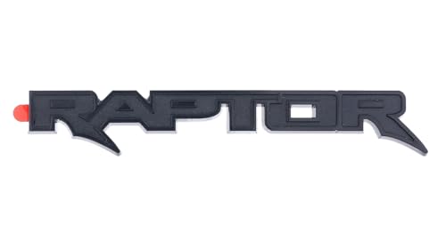 Ford Raptor Decorative Novelty Black Logo Plastic Emblem. Industrial Strength 3M Adhesive Backing