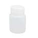 Lon0167 New 30ml HDPE Featured Plastic Round Wide reliable efficacy Mouth Sample Bottle White(id:cb0 4c 4c6)