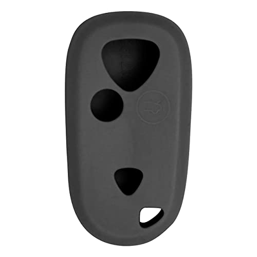 Keyless2Go Replacement for New Silicone Cover Protective Case for Remote Key Fobs with FCC E4EG8D-444H-A - Black
