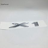 Producto de alta calidad. Material: ABS duro. Medidas: 148 x 33 mm. El paquete incluye: 1 unidad. Serie del producto: para BMW Serie 1, 3, 5, 6 GT. Características: diseño 3D, excelente calidad, resistente al óxido y al agua, nunca se decolora
