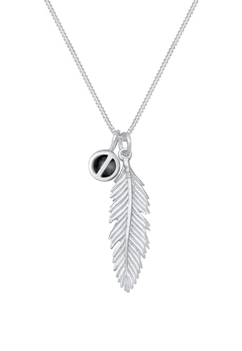 Elli Necklace Feather Crystal in 925 Sterling Silver - Image 5