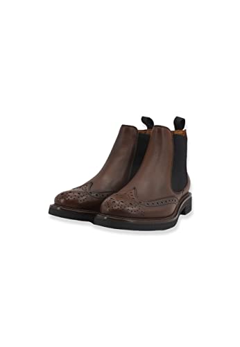 Frau 96N6 Noyer Beatles Anglais Chaussures pour Femmes Bottines Cuir - Les Beatles, Paul McCartney, John Lennon, RIngo Starr, George Harrison Frau 96N6 Noyer Beatles Anglais Chaussures pour Femmes Bottines Cuir – Image 5