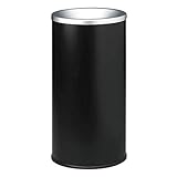 Safco Products 9698BL Ash Urn Smoker Trash Can, Black