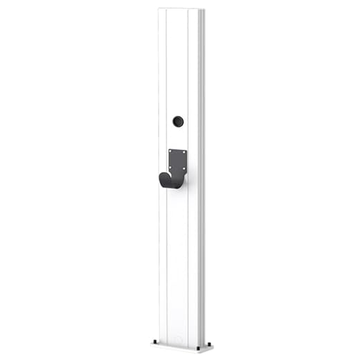 Support de chargeur pour véhicule électrique et borne de recharge autoportante extérieure