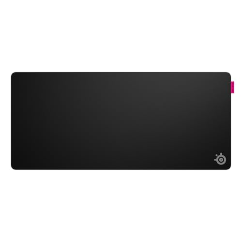 SteelSeries Alfombrilla QcK XL Performance Speed - Densidad y Deslizamiento - Costura Suave - Base de Neopreno - 900x400 mm - FPS/MOBA/RTS/MMO