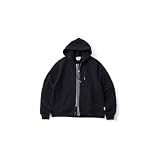[ジムマスター] 12oz ヘビー裏起毛 ダブルジップパーカー メンズ レディース ユニセックス スウェット 厚手 保温 防寒 アウター カジュアル 秋冬 G633700 (JP, アルファベット, L, ブラック(05))