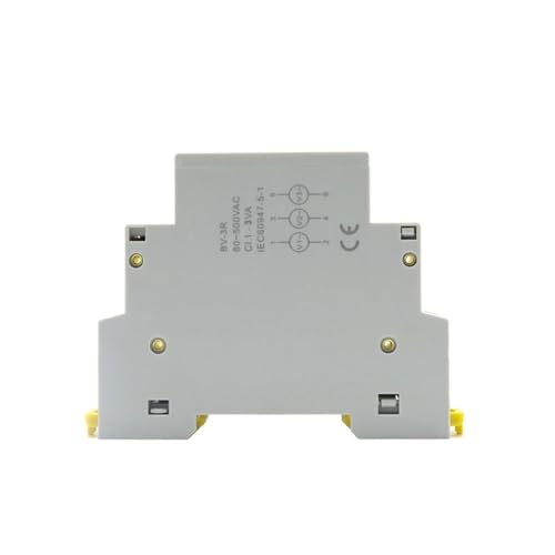 Voltmètre monophasé rail DIN CA 80-500V indicateur digital LED BV-3R