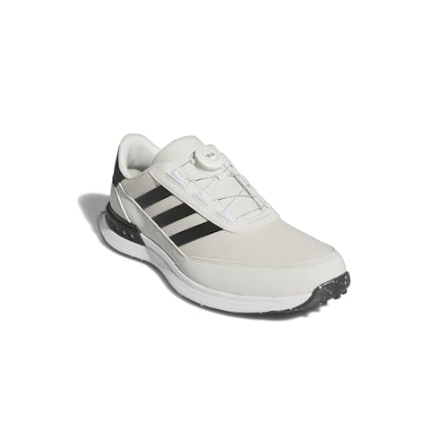 adidas Golf S2G Spikeless BOA 24 Wide Golf Shoes, Orbit Grey/Core Black/Footwear White, 12 angle 2