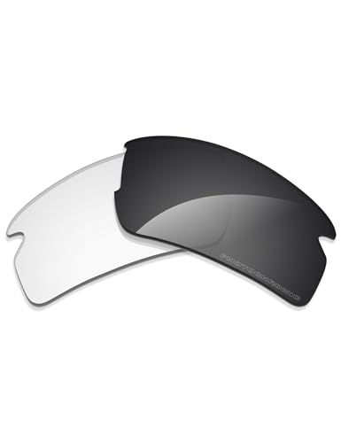 Image of Alphax Polarized Replacement Lenses for Oakley Flak 2.0 OO9295 59mm Sunglasses | Glare Reduction | Precision Cutting