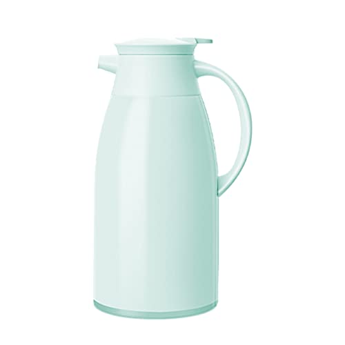 LfrXtra Botellas de agua, 1 l, 1,6 l, 1,9 l, gran capacidad, aislamiento térmico, tetera portátil, termo de té, frascos al vacío, forro de vidrio