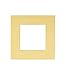 10x10 Mat Bevel Cut for 6x6 Photos - Precut Soft Yellow Square Shaped Photo Mat Board Opening - Acid Free Matte to Protect Your Pictures - Bevel Cut for Family Photos, Pack of 1 Matboard Show Kit With