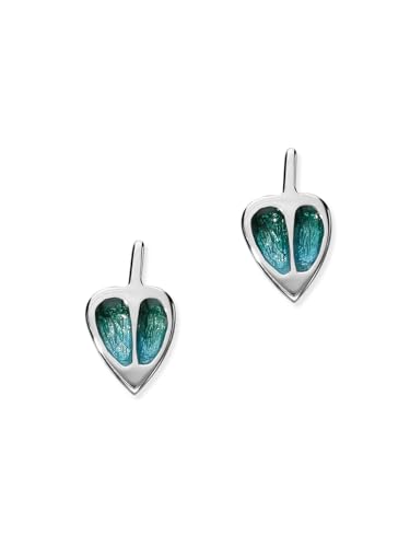 Boucles d'oreilles Charles Mackintosh argent sterling et verre pour femme élégante